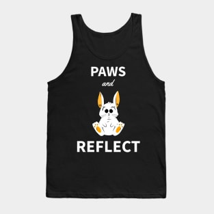 Paws and Reflect Rabbit Tank Top